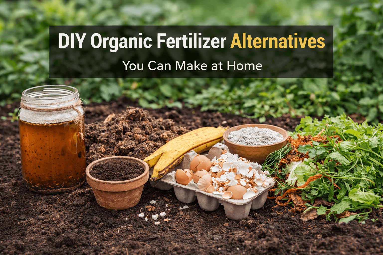 DIY Organic Fertilizer Alternatives You Can Make at Home